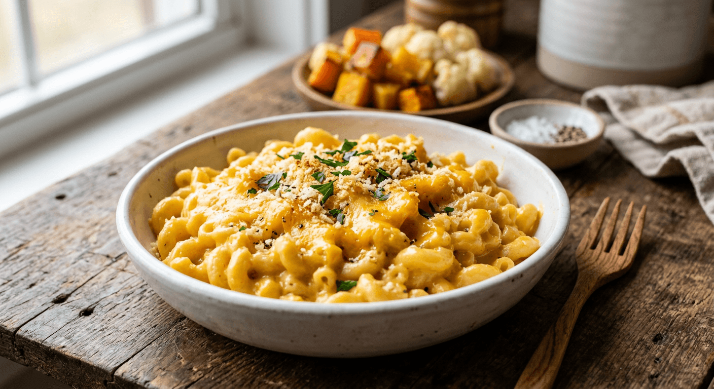 Super Sneaky Veggie Mac & Cheese