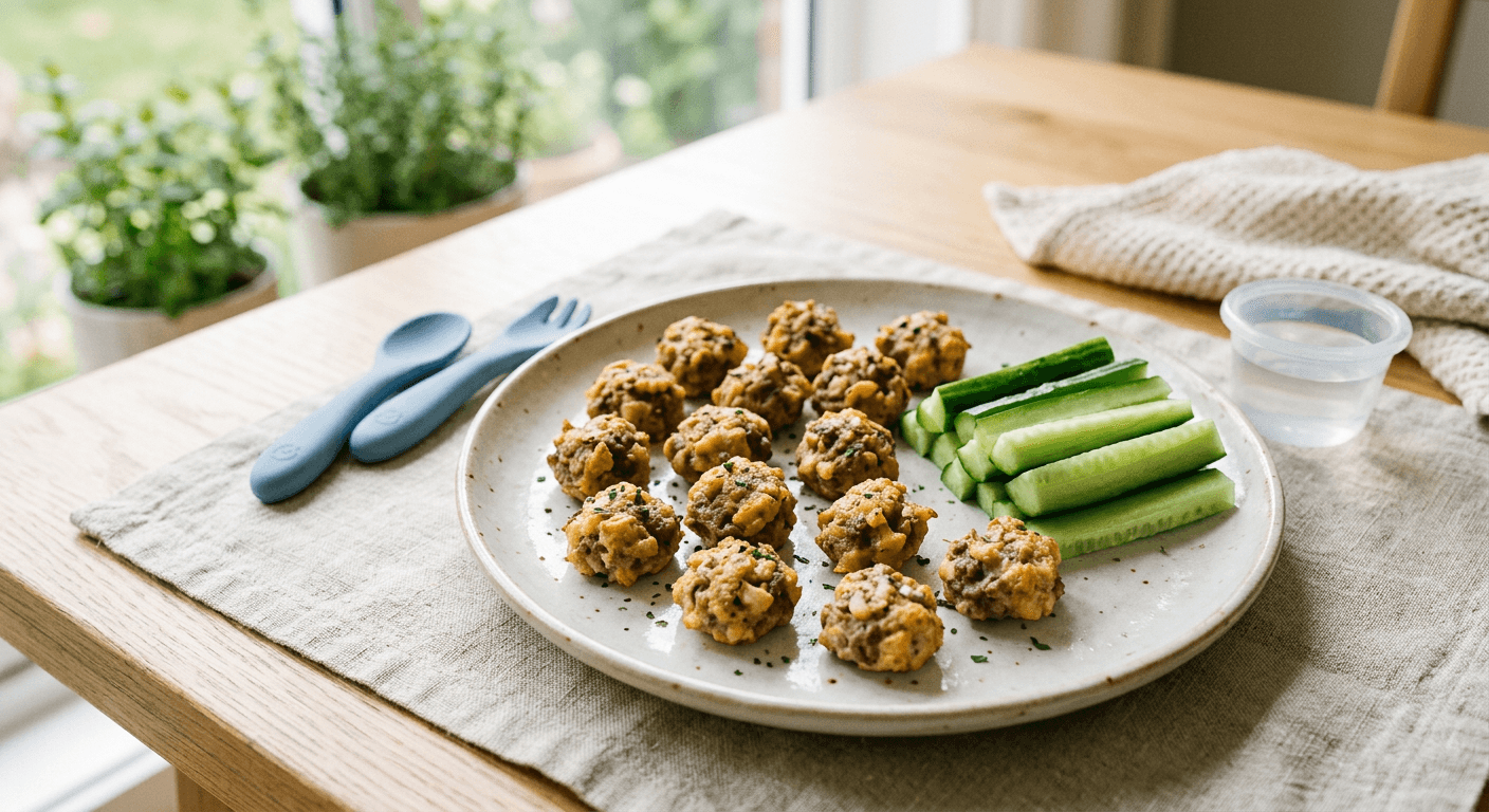 Little Explorer's Yam & Beef Nuggets