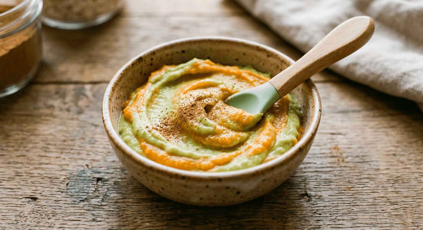 Cozy Winter Sweet Potato & Avocado Mash
