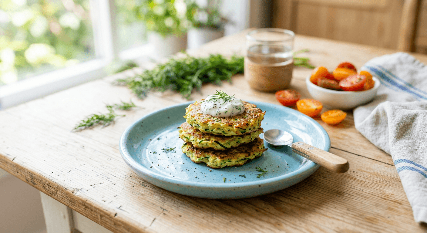 Squishy Summer Zucchini Fritters