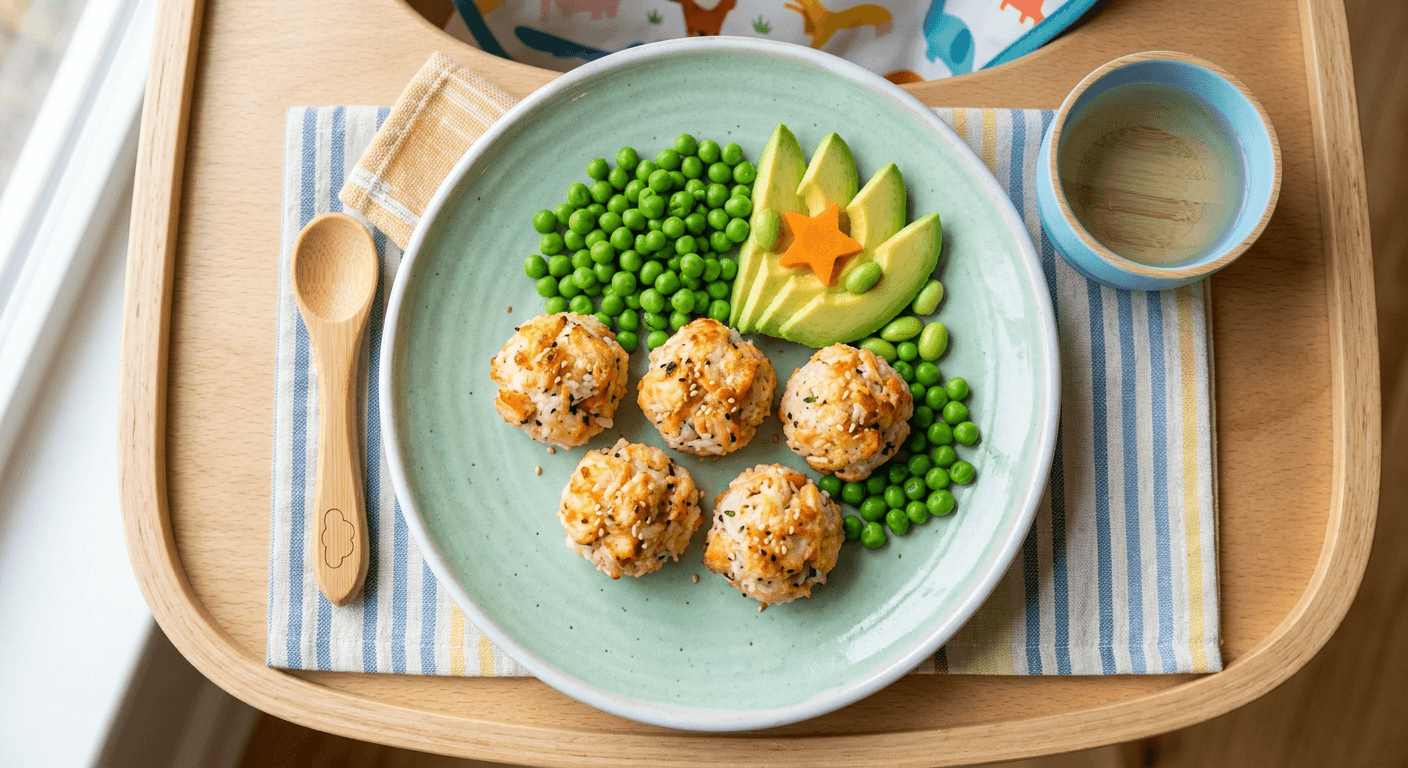 Little Bear's Salmon Rice Bites