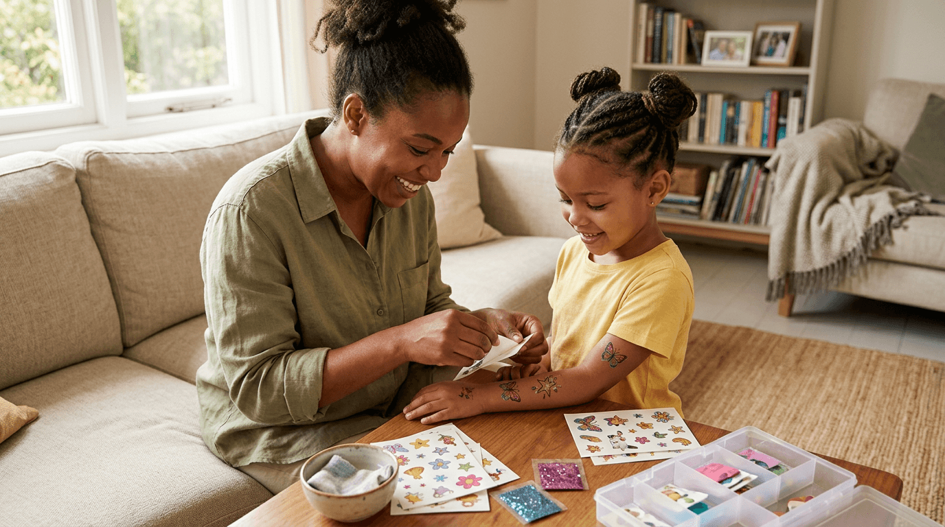 10 Best Affordable Temporary Tattoos and Body Glitter for Kids