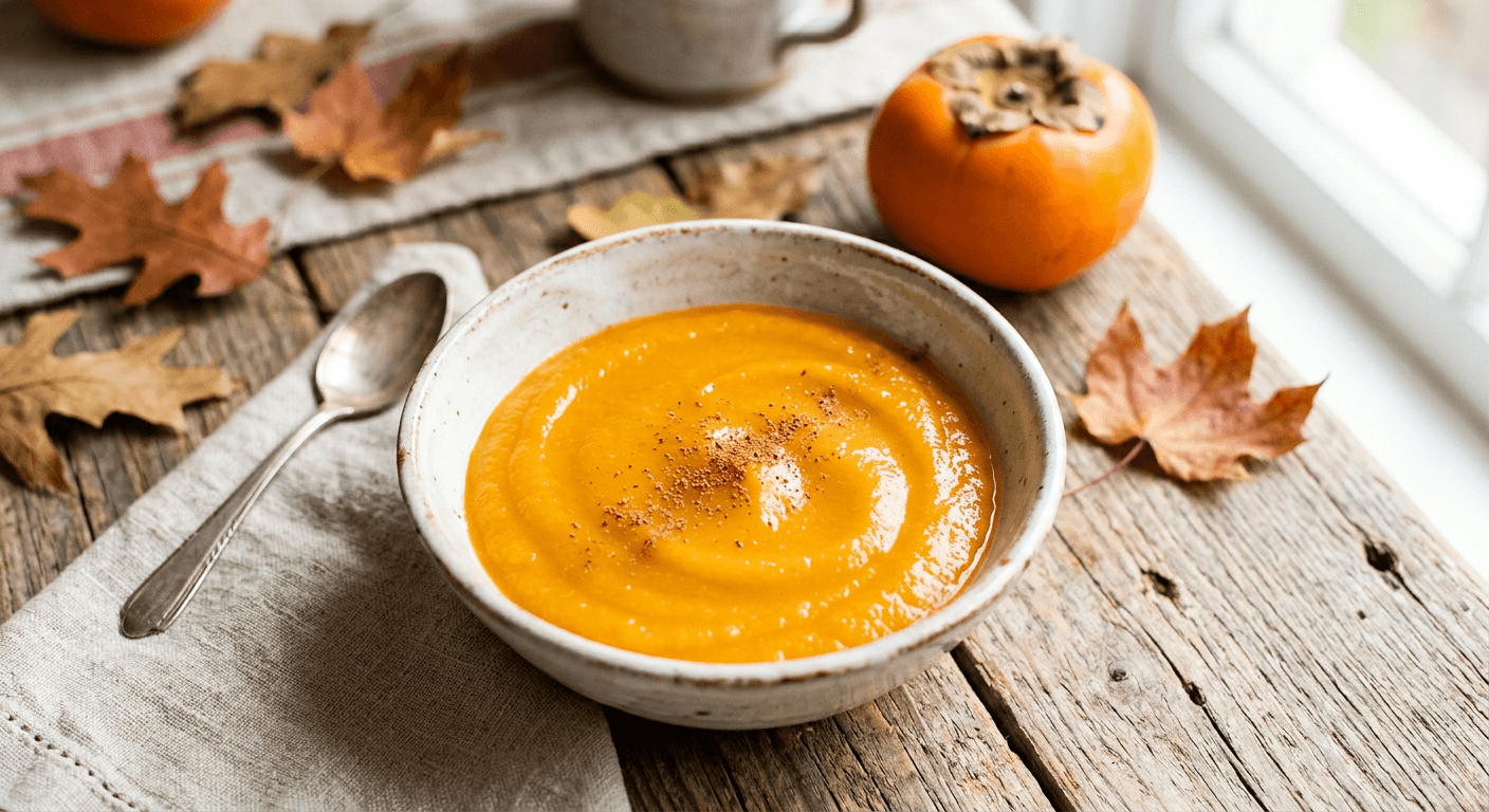 Sweet Autumn Persimmon & Apple Mash