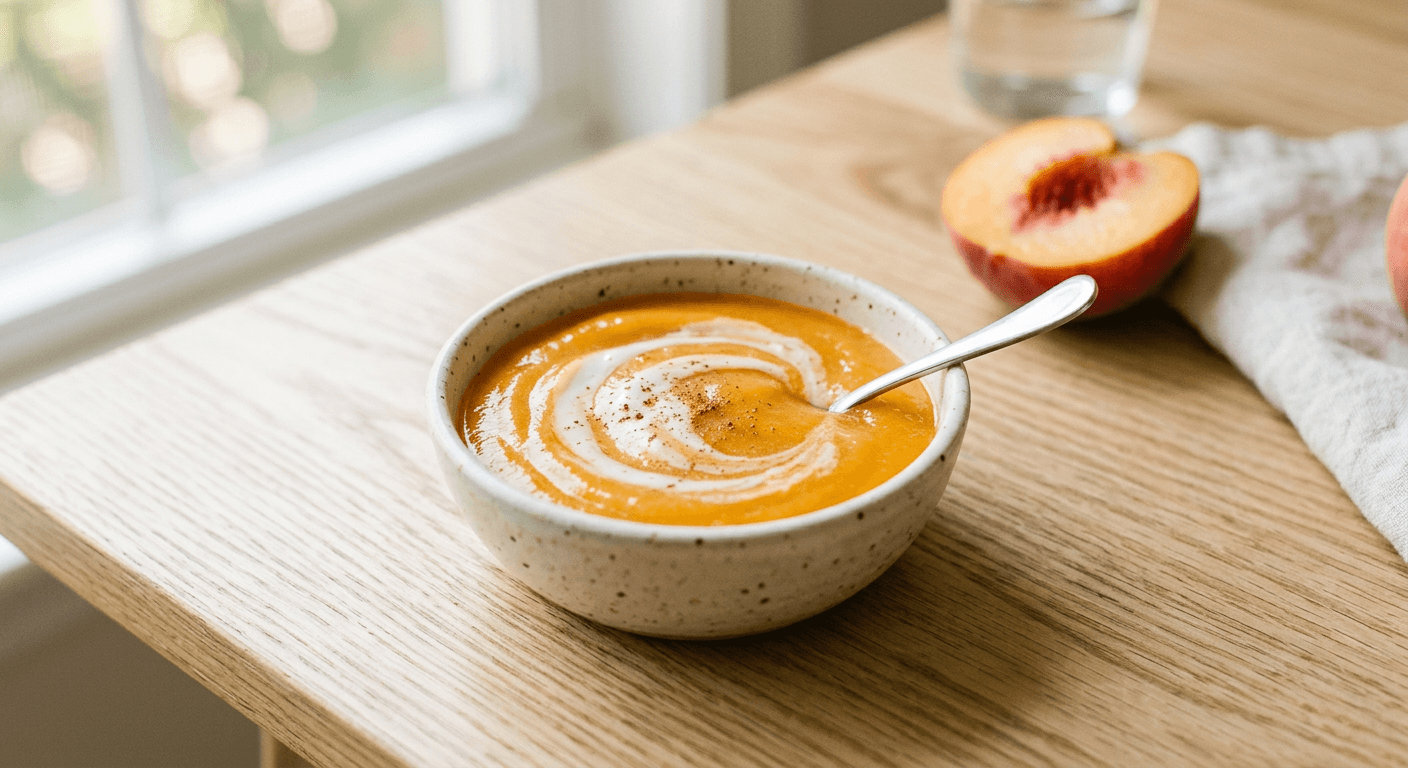 Peach & Apricot Sunny Summer Pudding