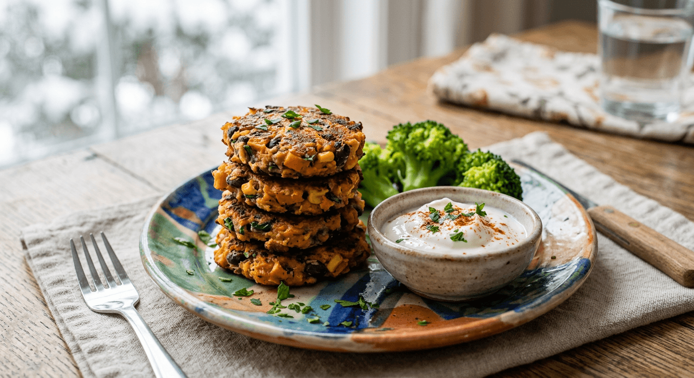 Tiny Tummy Sweet Potato & Black Bean Bites