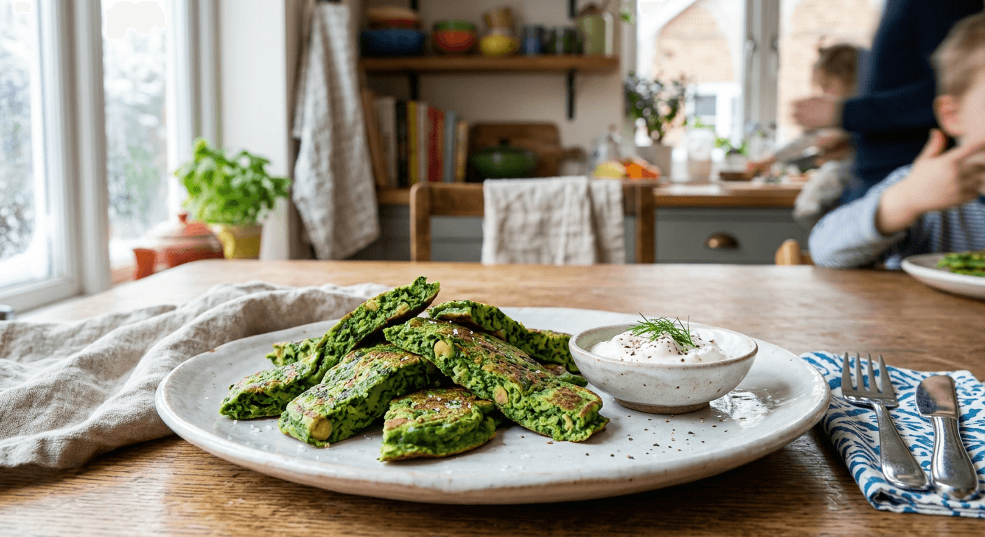 Super Green Monster Mini Pancakes