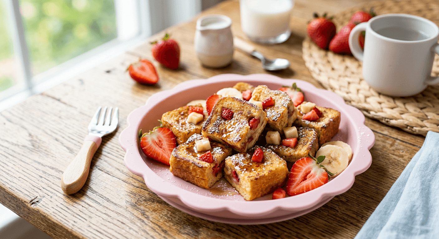 Strawberry & Banana Eggy Bites